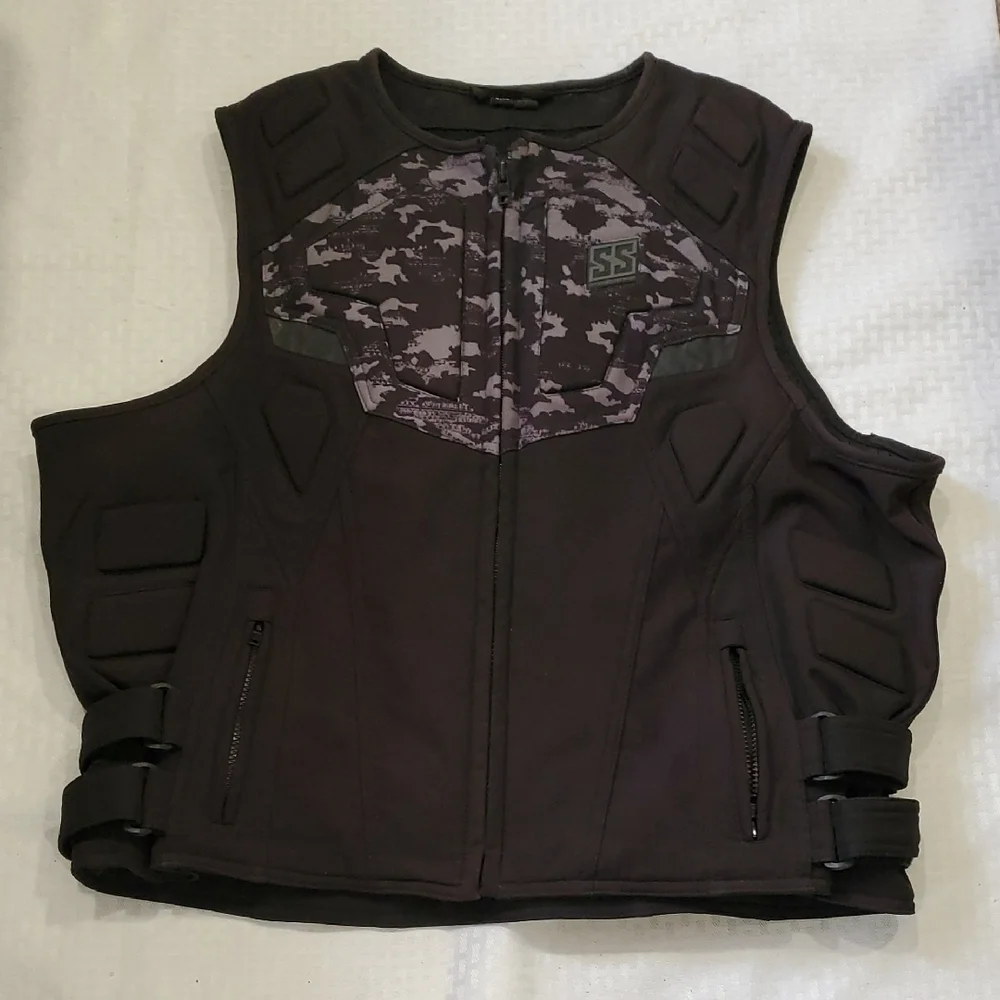 Speed & Strength Padded Moto Black Vest - Picture 15 of 16